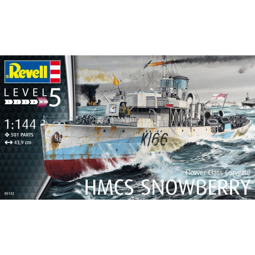 Rv05132 - Revell 1:144 - Flower Class Corvette (early)