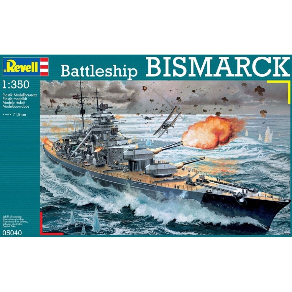 Rv05040 - Revell 1:350 - Battleship Bismarck