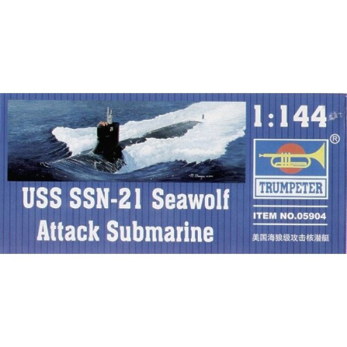 Tru05904 - Trumpeter 1:144 - Uss Ssn-21 Sea Wolf Submarine
