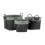 Premier Housewares Set Of 3 Lida Storage Baskets - Dark Grey 1
