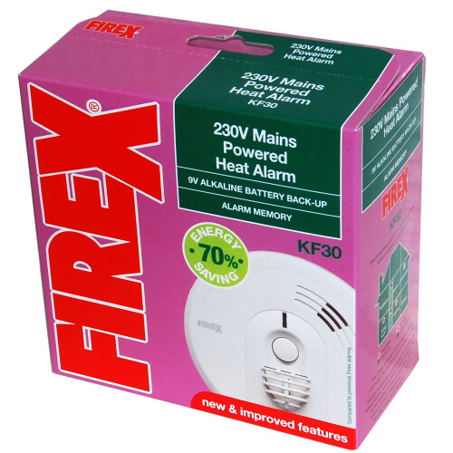 KIDDE Kf30 Mains Heat Alarm