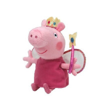 (Princess) (Princess) Peppa Pig Ty Beanies 6" 16cm Plush Soft Toy Doll Princess George Danny Dog Gift(assorted)