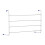 Premier Housewares 4 Bars Radiator Airer - White - Set Of 2 1