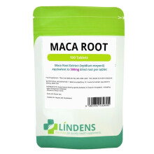 (1 Pack - 100 Tablets) Lindens Maca Root Extract 500mg 100 Tablets Lepidium Meyenii Natural Supplement