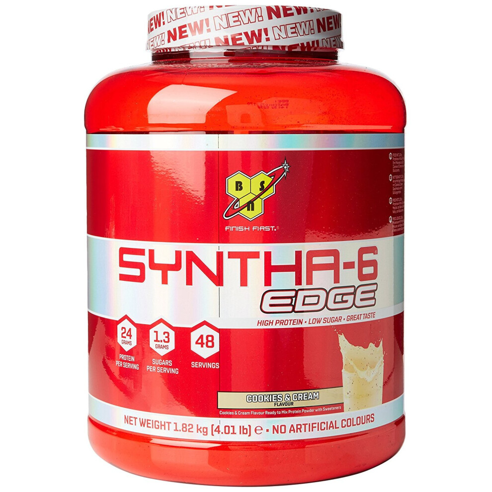 Bsn (48 Servings, Cookies And ) Syntha-6 Edge Protein Powder Cream