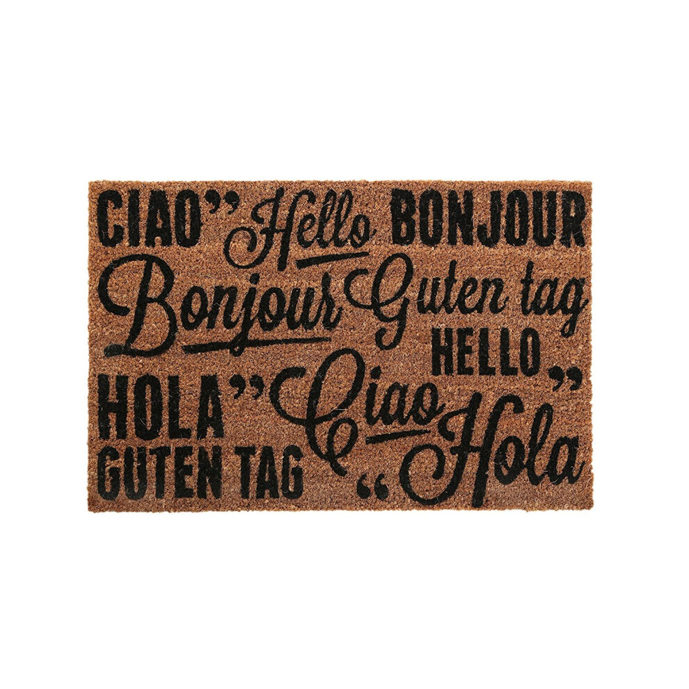 Greetings" Coir Doormat