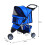PawHut (Blue) Pawhut Dog Pushchair | Pet Stroller 4