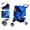 PawHut (Blue) Pawhut Dog Pushchair | Pet Stroller 1