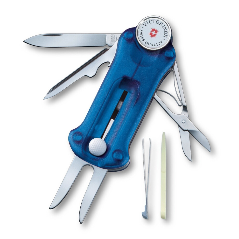 (Blue) Victorinox Golftool - Swiss Made Multi Function Golfers Tool