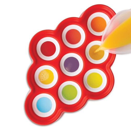 Zoku (Mini 9 Pops - Red) Zoku Slow Pops Silicone Ice Lolly Moulds 2