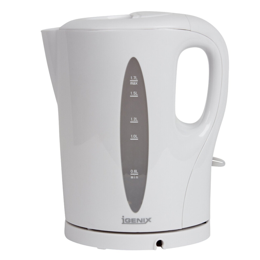 (White) Igenix IG7280 Cordless Jug Kettle 2200 W, 1.7 Litre