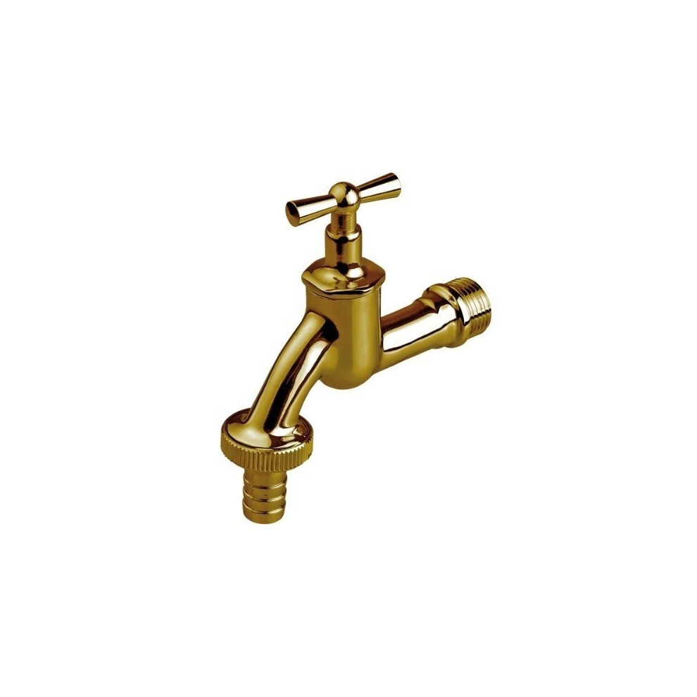 (1/2") 1/2" 3/4" Garden Bib Tap Water Type Outside Brass Valve Nice Looking