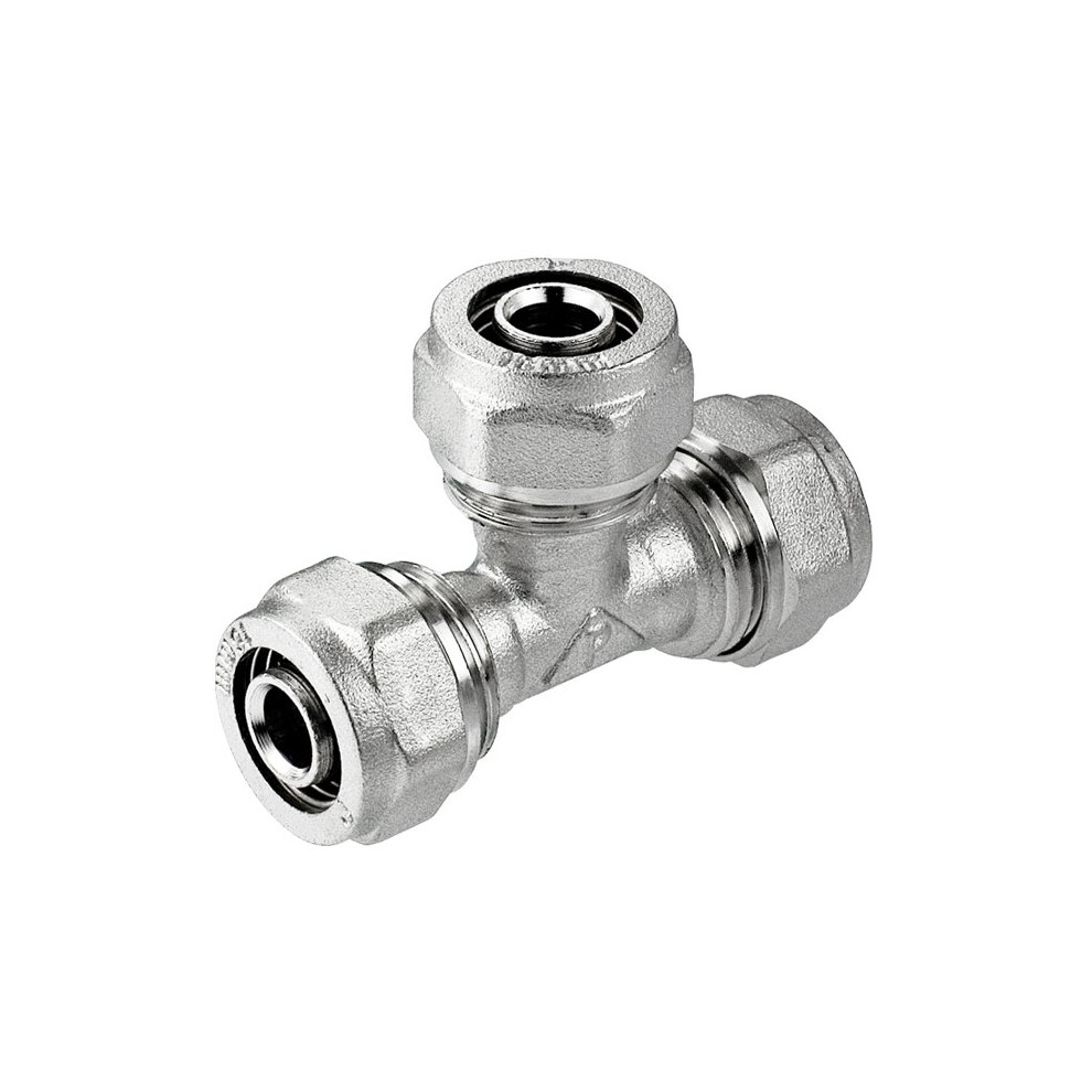 (16Mm X 16Mm X 16Mm) 16Mm 20Mm 25Mm Pex-Al-Pex Brass Compression Fittings Tee 5902626217655