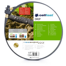 Tubo da giardino - Cellfast - 1/2" - Lunghezza 7,5m - Poroso - Utilizzo esterno