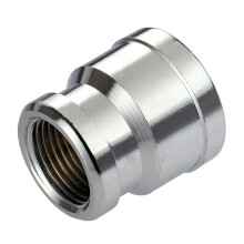 (3/4" x 1/2") Pipe Connection Reduction Female Fittings Muff Chrome 1/2"x3/8" 3/4"x1/2"