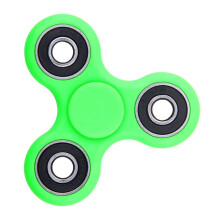 (GREEN) deAO Tri Fidget Hand Finger Spinner Gadget Stress Relief Toys