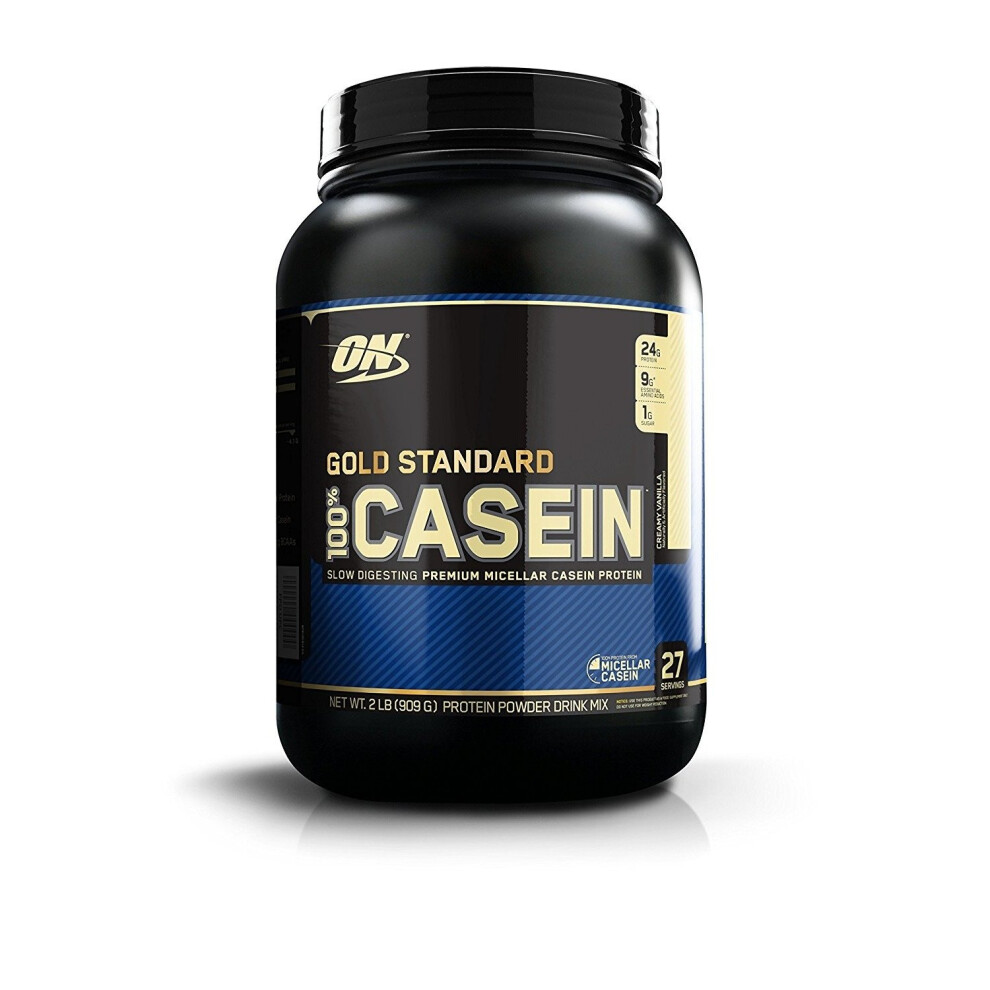 (Creamy Vanilla, 908g) Optimum Nutrition Gold Standard 100% Casein