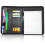 Black Faux Leather A4 Conference Folder | Zip-Up Conference Portfolio 1