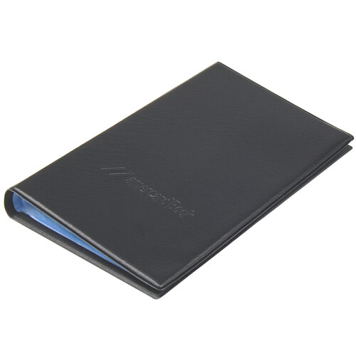TRIXES Professional Leatherette Business Name Card Holder 120 Places Book for Executives 2