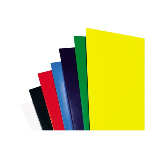 GBC HiGloss Binding Covers 250gsm Double-sided White (100) binding cover