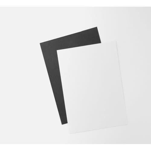 GBC LeatherGrain Binding Covers 250gsm A5 White (100) binding cover 2
