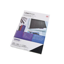 GBC LinenWeave Binding Covers 250gsm A4 Black (100) binding cover