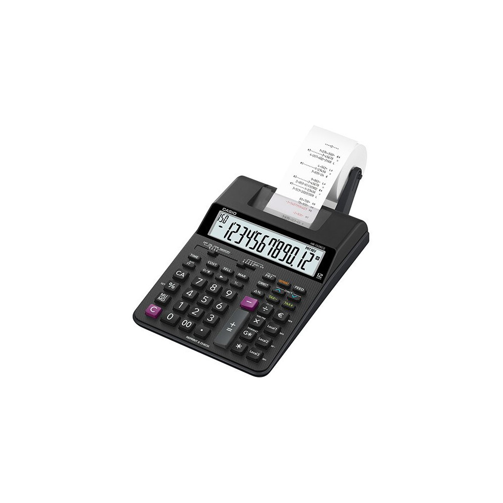 Casio Hr-150Rc Desktop Printing Calculator Black