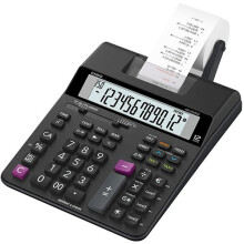Casio HR-200RCE Desktop Printing Calculator - Black | 120 LPM, Euro Rates (3), Tax, Margin & Markup/Markdown, Item Counter, Decimal Selector