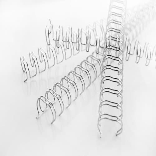 GBC WireBind Binding Wires 24 Loop 8mm A5 Silver (100) 2