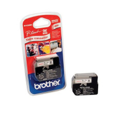 Brother M-K222BZ Red on white label-making tape