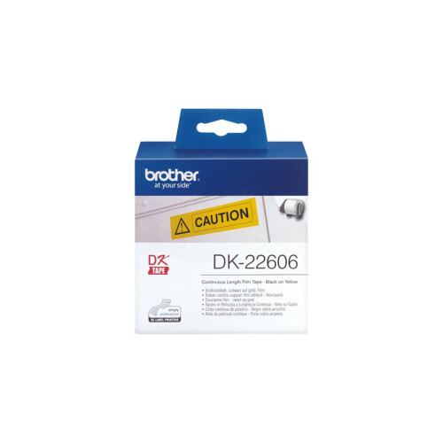Brother Ruban continu für Brother DK22606 - Schwarz/weiß 1