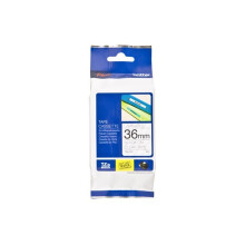Cinta laminada BROTHER P-TOUCH TZE-161 - Negro / Transparente - 36mm