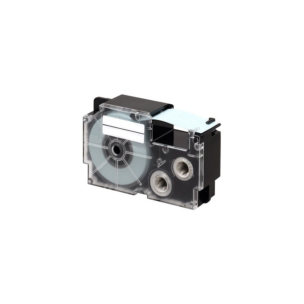 Casio XR-6RD1 Black on red label-making tape