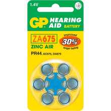 GP ZA 675-D6/ PR44 Hörgerätebatterie - 6er-Pack