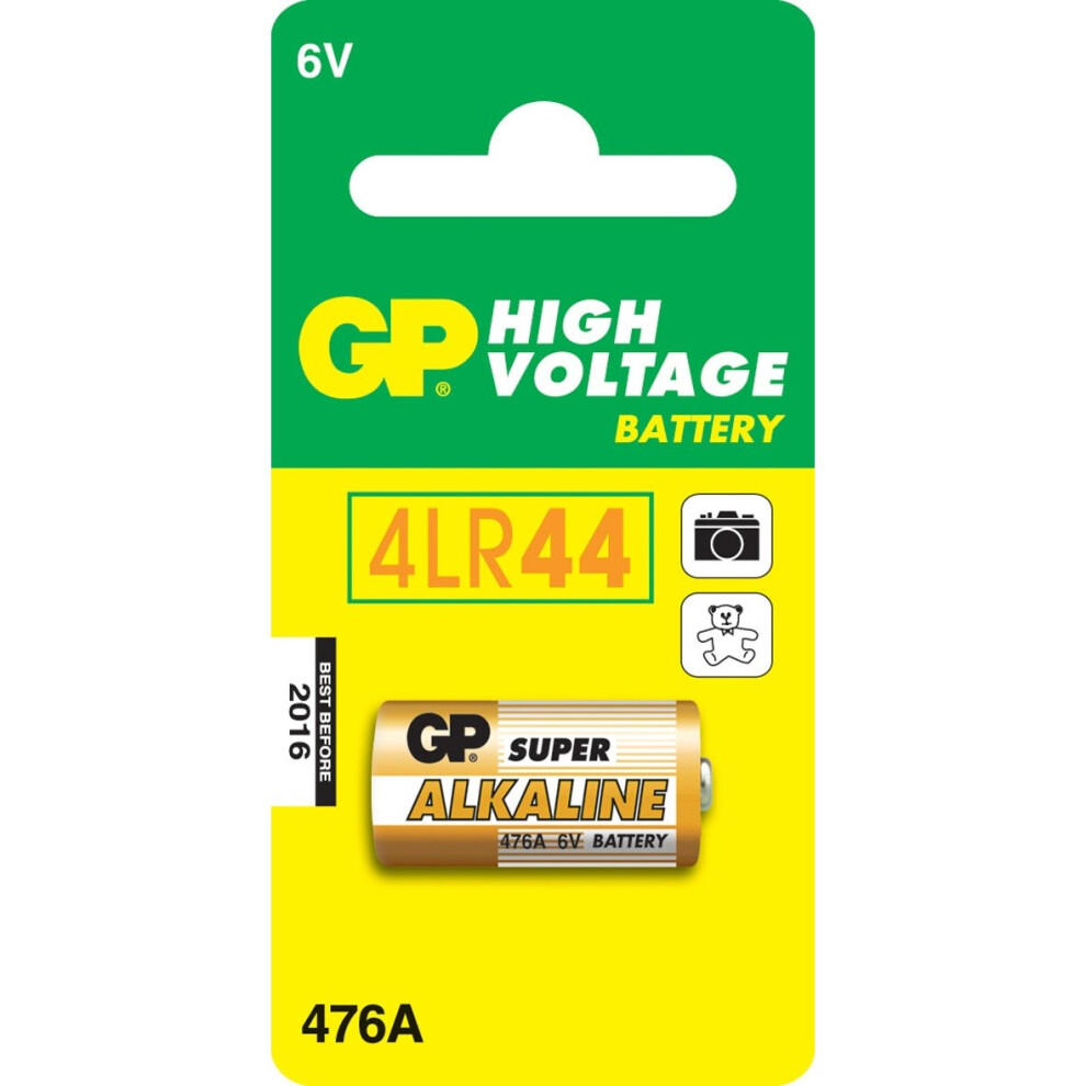 Gp Batteries High Voltage 476A Alkaline 6V Non-Rechargeable Battery 4891199003769