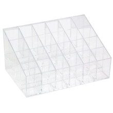 Trixes Acrylic Lipstick Stand | 24 Compartment Cosmetics Holder
