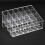Trixes Acrylic Lipstick Stand | 24 Compartment Cosmetics Holder 3