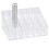Trixes Acrylic Lipstick Stand | 24 Compartment Cosmetics Holder 5