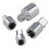 DIGIFLEX 4pc Socket Ratchet Tool Converter Reducers Adaptors 1/2" 3/8" 1/4" Set 3