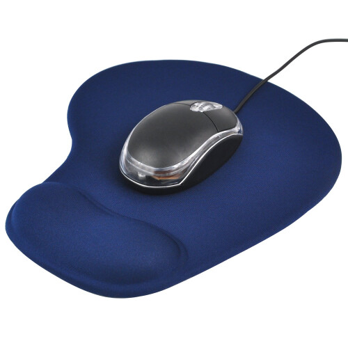 TRIXES Comfort Wrist Gel Rest Support Mat Mouse Mice Pad Dark Blue 2