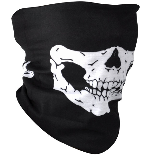 TRIXES Skull Multi Bandana for Skiing Motorbike Sports Costume Long Neck Warmer 1