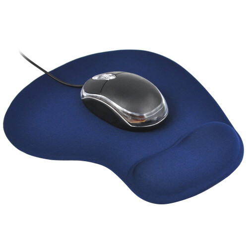 TRIXES Comfort Wrist Gel Rest Support Mat Mouse Mice Pad Dark Blue 1