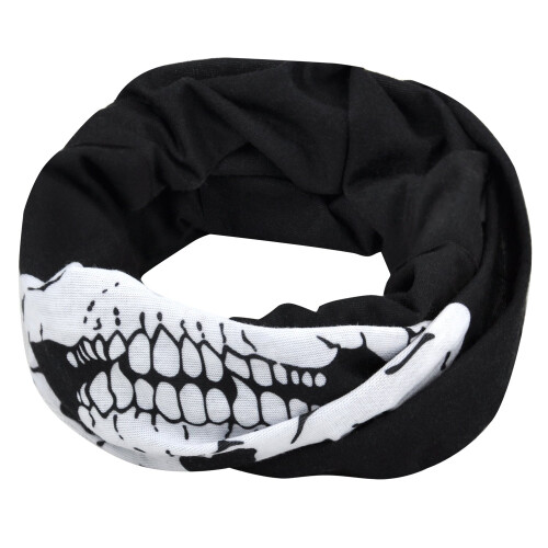 TRIXES Skull Multi Bandana for Skiing Motorbike Sports Costume Long Neck Warmer 2