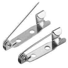 100pk TRIXES Brooch Safety Pin Fasteners - 25mm | 25mm Brooch Fasteners