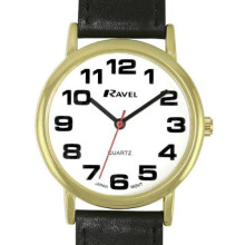 Ravel Classical Black Strap Getns Dress Watch R0105.05.1