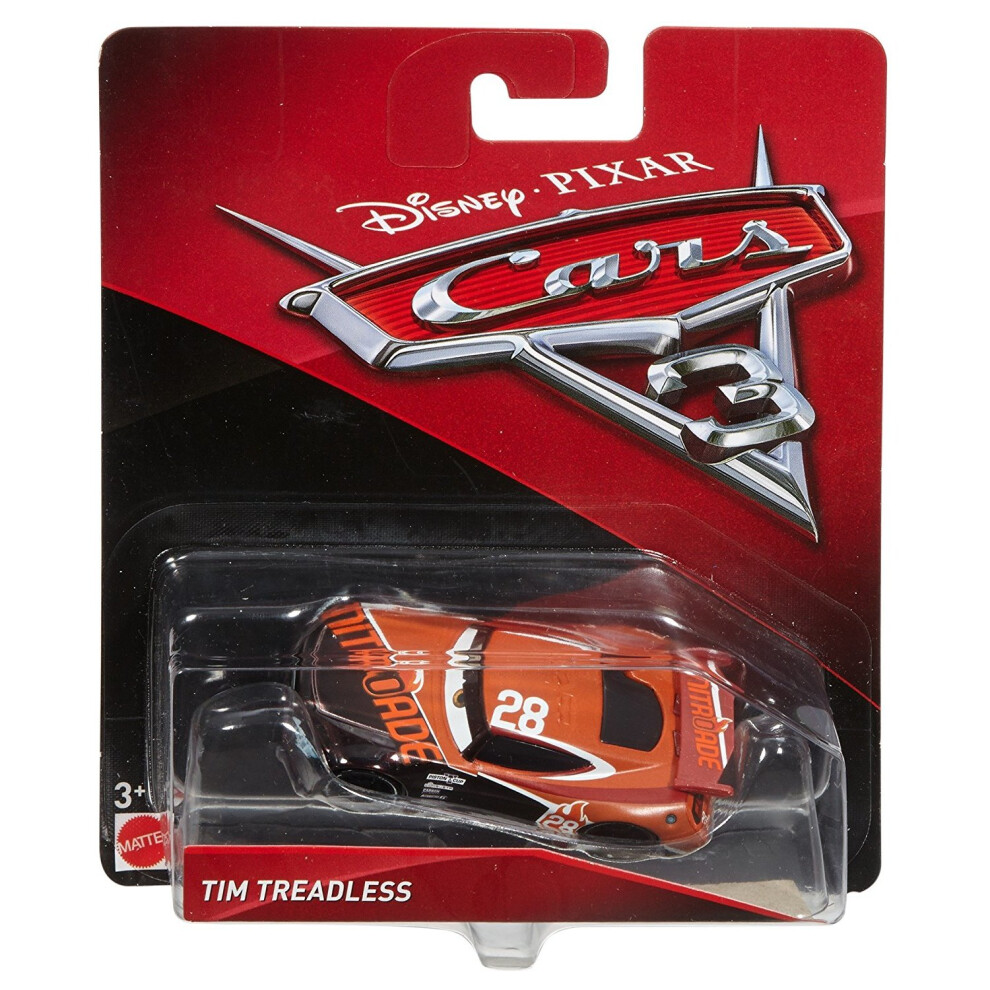Mattel Disney Cars 3 Die-Cast Tim Treadless