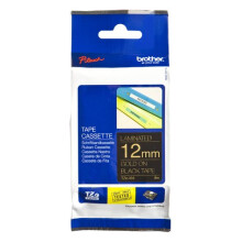 Cinta de etiquetas laminada Brother TZE334 - 12,70 mm - Negra