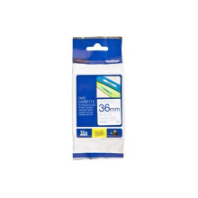 Cinta laminada Brother TZe-263 - Azul sobre blanco - Rollo (3,6 cm x 8 m)
