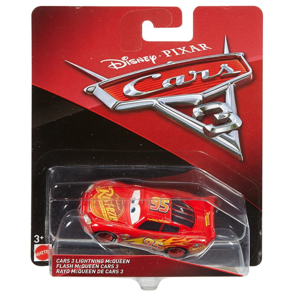 Mattel Disney Cars 3 Die-Cast Lightning Mcqueen Vehicle