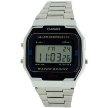 Casio Montre Homme A163WA-1QES ChronographeGris, Noir